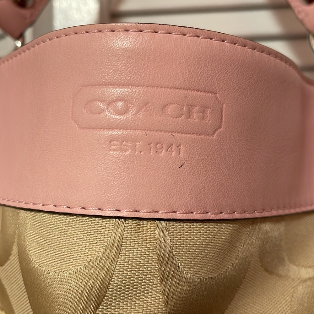 Coach Zoe Signature Canvas/Leather Shoulder Bag - Picture 8 of 8
